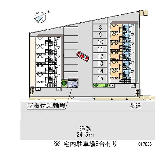 ★手数料０円★札幌市豊平区福住三条７丁目　月極駐車場（LP）